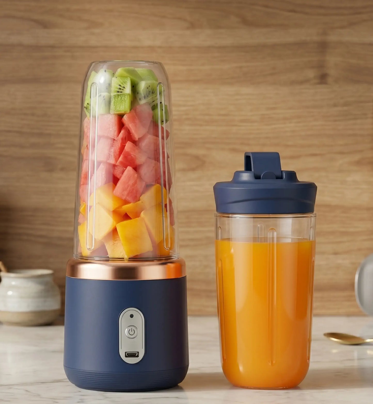 MINI LIQUIDIFICADOR PORTÁTIL 400ML