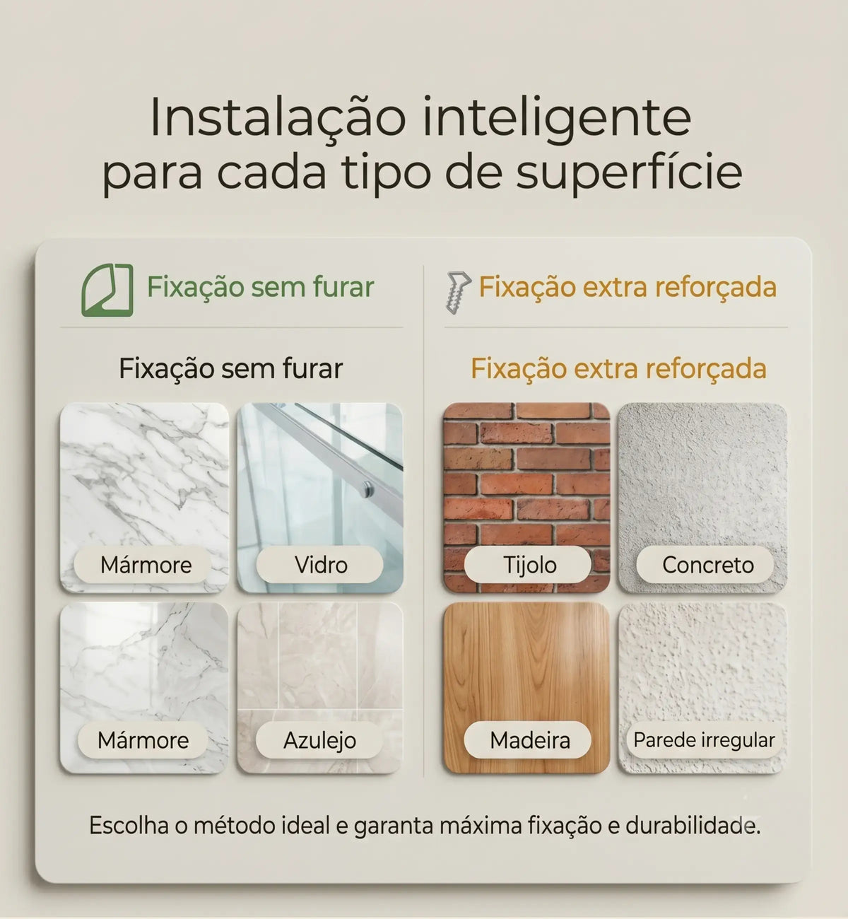 SUPORTE DE INOX