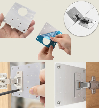 PLACA INOX REFORÇADA