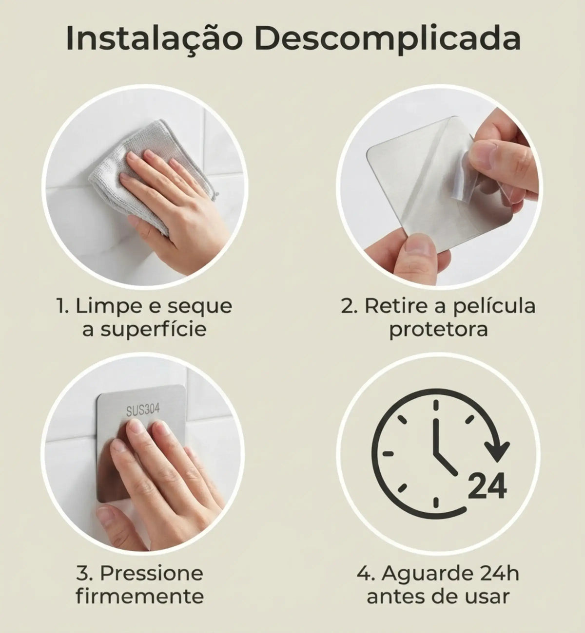 SUPORTE DE INOX