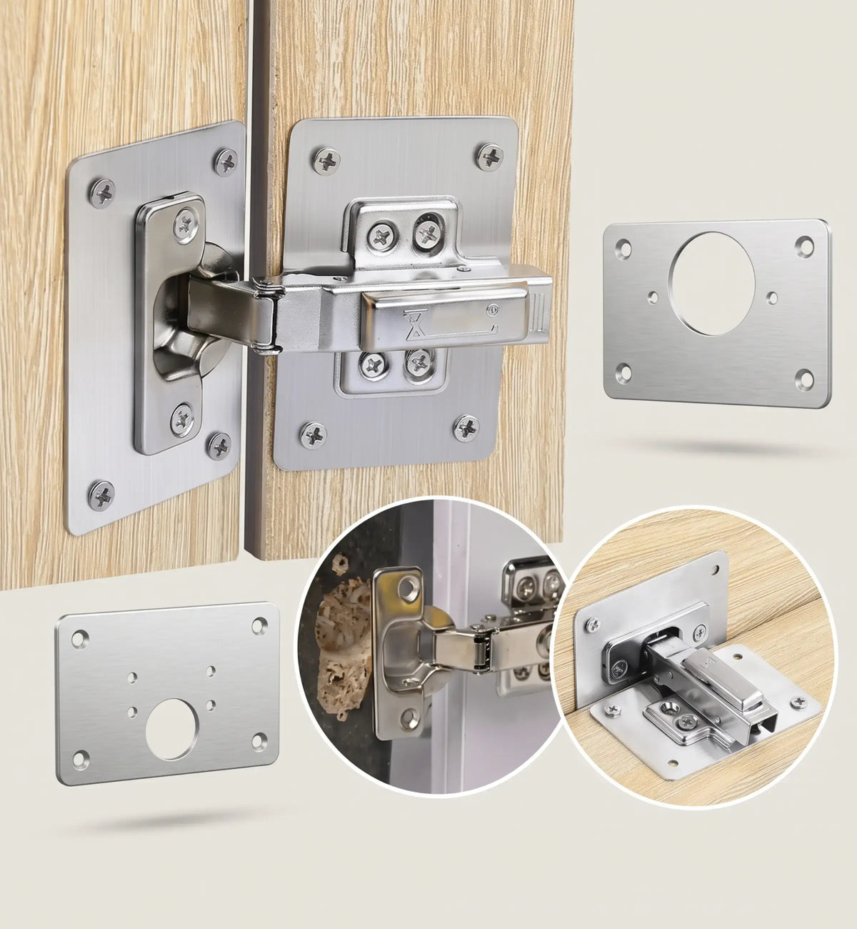 PLACA INOX REFORÇADA