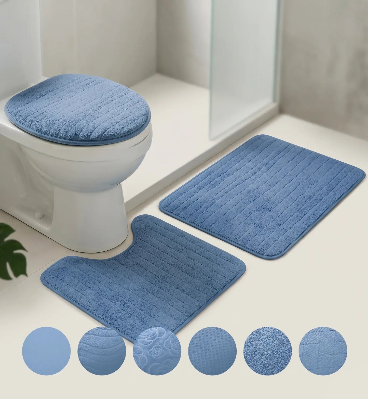 KIT C/ 3 PEÇAS PARA BANHEIRO
